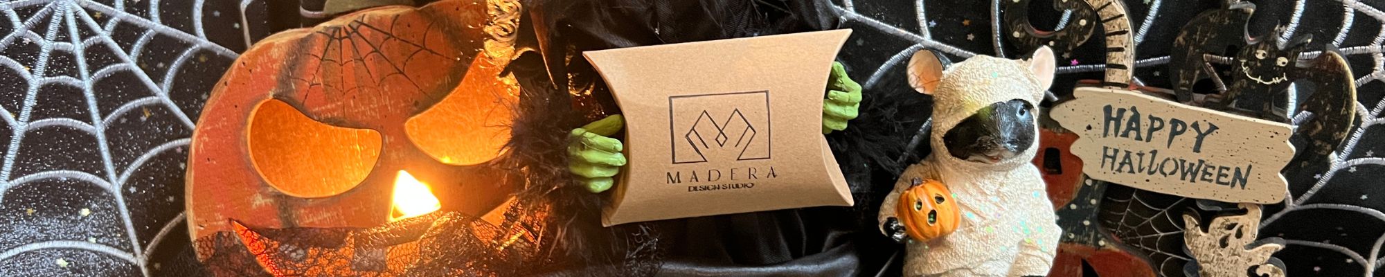 Halloween Earrings Handcrafted by Madera Design Studio in Philadelphia