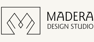 Madera Design Studio - Logo for handcrafted wooden jewelry company in Philadelphia PA