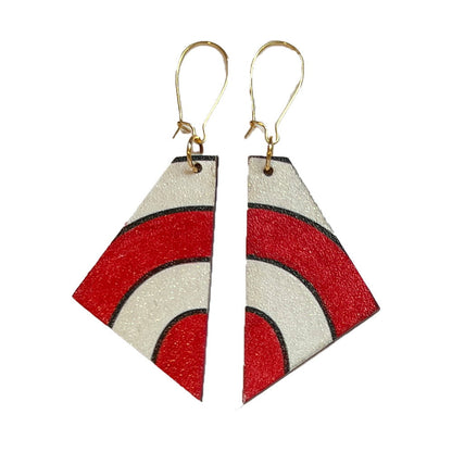 Candy cane earrings by madera design studio v2